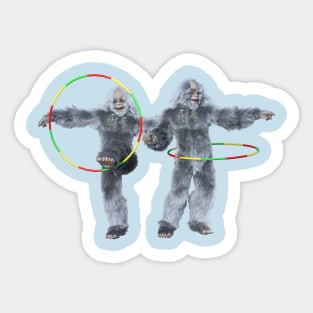 Yeti Hula Hoop Sticker